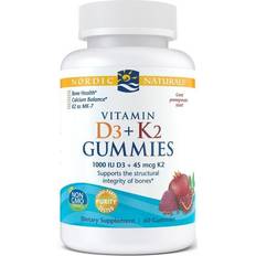 Nordic Naturals Vitamin D3 + K2 Pomegranate Gummies 60 pcs