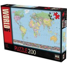 World Map in Turkish 200 Pieces