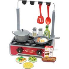 Melissa & Doug Deluxe Wooden Cooktop Set