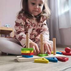 Northix Stapelringar Kognitiv leksak för Barn Pedagogisk