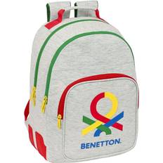 Benetton School Bag Pop Grey (32 x 42 x 15 cm)