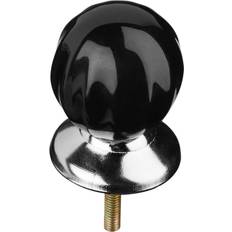 Premier Housewares Retro Style Black Ceramic Drawer Knobs