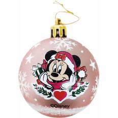 Pink Christmas Tree Ornaments Julekugle Minnie Mouse Lucky 6 Weihnachtsbaumschmuck