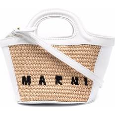 Marni White Micro Tropicalia Tote