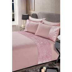 Sienna Crushed Case Duvet Cover Silver, Pink, Grey
