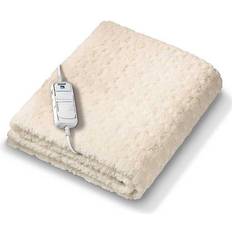 Beurer Monogram Electric Blanket Cream