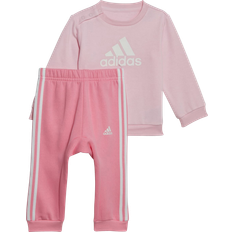 Adidas Badge Of Sport Jogger Set - Clear Pink/White (IC6591)