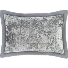 Catherine Lansfield Crushed Complete Decoration Pillows Silver