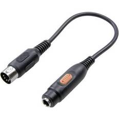 SpeaKa Professional SP-7870312 DIN connector Audio/phono Adapter [1x DIN plug 5-pin socket 6.35mm]
