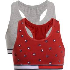 Tommy Hilfiger Kids' Bralette 2-pack - Scarlet Sage