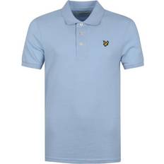 Lyle & Scott L - Men T-shirts & Tank Tops Lyle & Scott Plain Polo Shirt - Light Blue