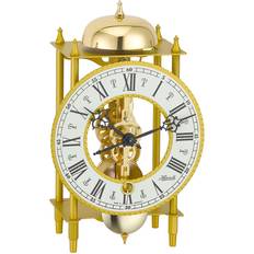 White Table Clocks Hermle 23004-000711 Gold Skeleton Table Clock