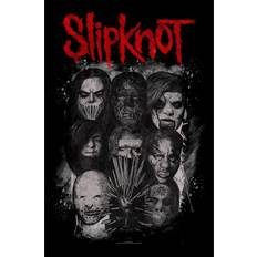 Slipknot Masks Flag multicolour Poster