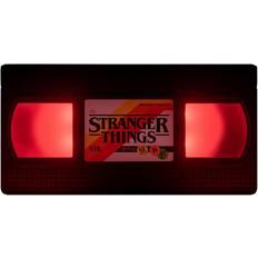 Black Night Lights Kid's Room Paladone Stranger Things VHS Logo Night Light