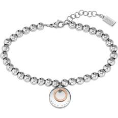 Hugo Boss Medallion Bracelet - Silver/Rose Gold