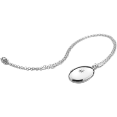 Hot Diamonds Romantic Oval Locket - Silverr/Diamond