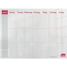 SASCO Mini Desktop Whiteboard Weekly Planner 2410180 Acrylic