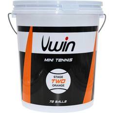 tennis balls Stage 2 junior rubber/felt orange 72 pieces