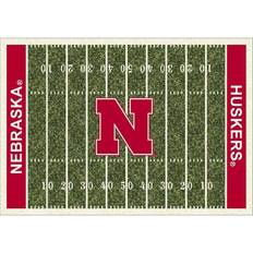 Imperial Nebraska Huskers Field Red, Green 162.6x233.7cm