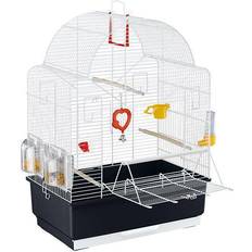 Ferplast Ibiza Open Bird Cage With Pearly White Bars, Base