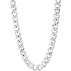 Macy's Curb Chain Necklace - Silver