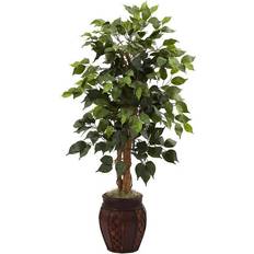 Nearly Natural Ficus Tree with Decorative Planter 44"