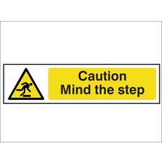 Scan adhesive semi-rigid PVC Caution Mind The Step 200