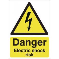 Danger Electric Shock Risk Safety Sign