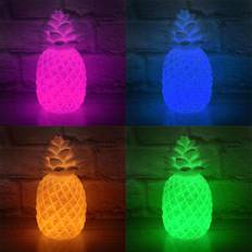 Pink Table Lamps Kid's Room The Glowhouse Pineapple Mood Light Table Lamp