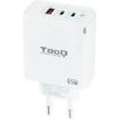 Tooq TRIPLE CHARGER 2XUSB-C USB TO WHITE