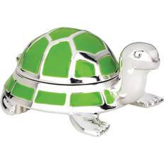 Reed & Barton Reed & Barton Jungle Parade Silver-Plated Turtle Tooth Fairy Box