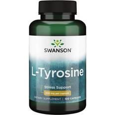 Swanson L-Tyrosine, 500mg 100 caps 100 pcs