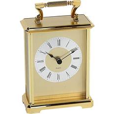 Widdop Gilt Carriage Wall Clock 10cm