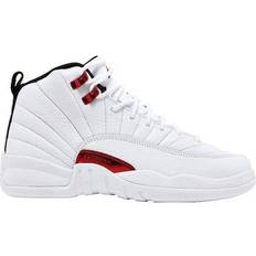 Nike Air Jordan 12 Retro GS - White/University Red/Black