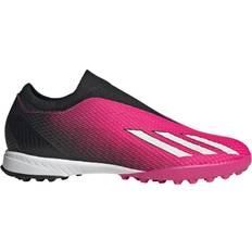 Adidas Textile - Turf (TF) Football Shoes adidas X Speedportal.3 Laceless Turf - Team Shock Pink 2/Zero Metalic/Core Black