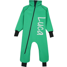 Green Soft Shell Overalls Children's Clothing iELM Comfy SoftShell Overall - Avocado