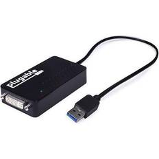 Plugable USB 3.0 DVI/VGA/HDMI Video up to 2048x1152 Supports XP Mac 10.14+