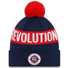 New Era New England Revolution MLS Kick Off Bobble Beanie Hat Sr