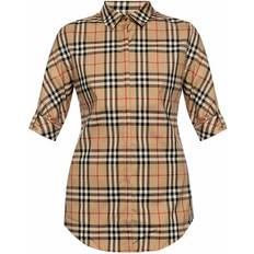 Burberry Vintage Check Stretch Cotton Twill Shirt