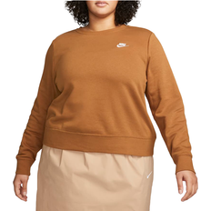 Nike Sportswear Club Fleece Crew-Neck Sweatshirt Plus Size Women's