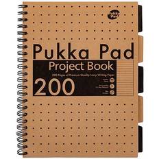 Brown Calendar & Notepads Pukka Pad Kraft Project Book A4 3-pack