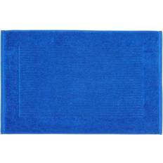 Homescapes Plain Cotton Royal Blue Bath Mat