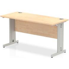 Impulse 1400 600mm Straight Desk Maple Top