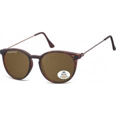 Montana Round Havana Rubbertouch Brown Polarized