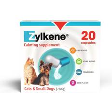 Vetoquinol Zylkene for Dogs & Cats Cats & Small Dogs 75mg 20 capsules