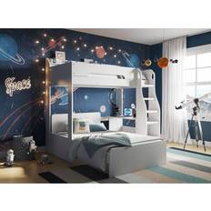 Flair Cosmic L Shaped Triple High Sleeper White