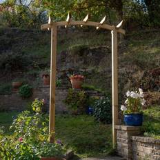 Green Trellises Forest Garden Hanbury Dome Top Pergola Arch