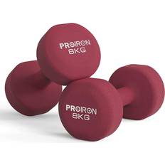 8 kg Dumbbells Proiron Neoprene Dumbbell 2x8kg