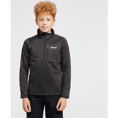 Black Fleece Jackets Children's Clothing Berghaus Kids' Half-Zip Grid Fleece