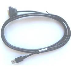 Zebra USB Cable Assembly: 9-Pin Straight Scanner Connect